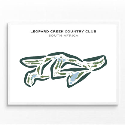 Leopard Creek Country Club, South Africa - Printed Golf Courses
