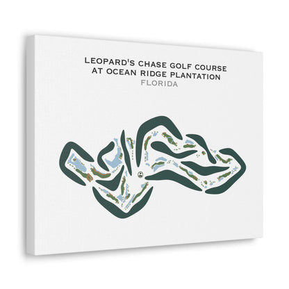 Leopard's Chase Golf Course at Ocean Ridge Plantation, Florida - Printed Golf Courses