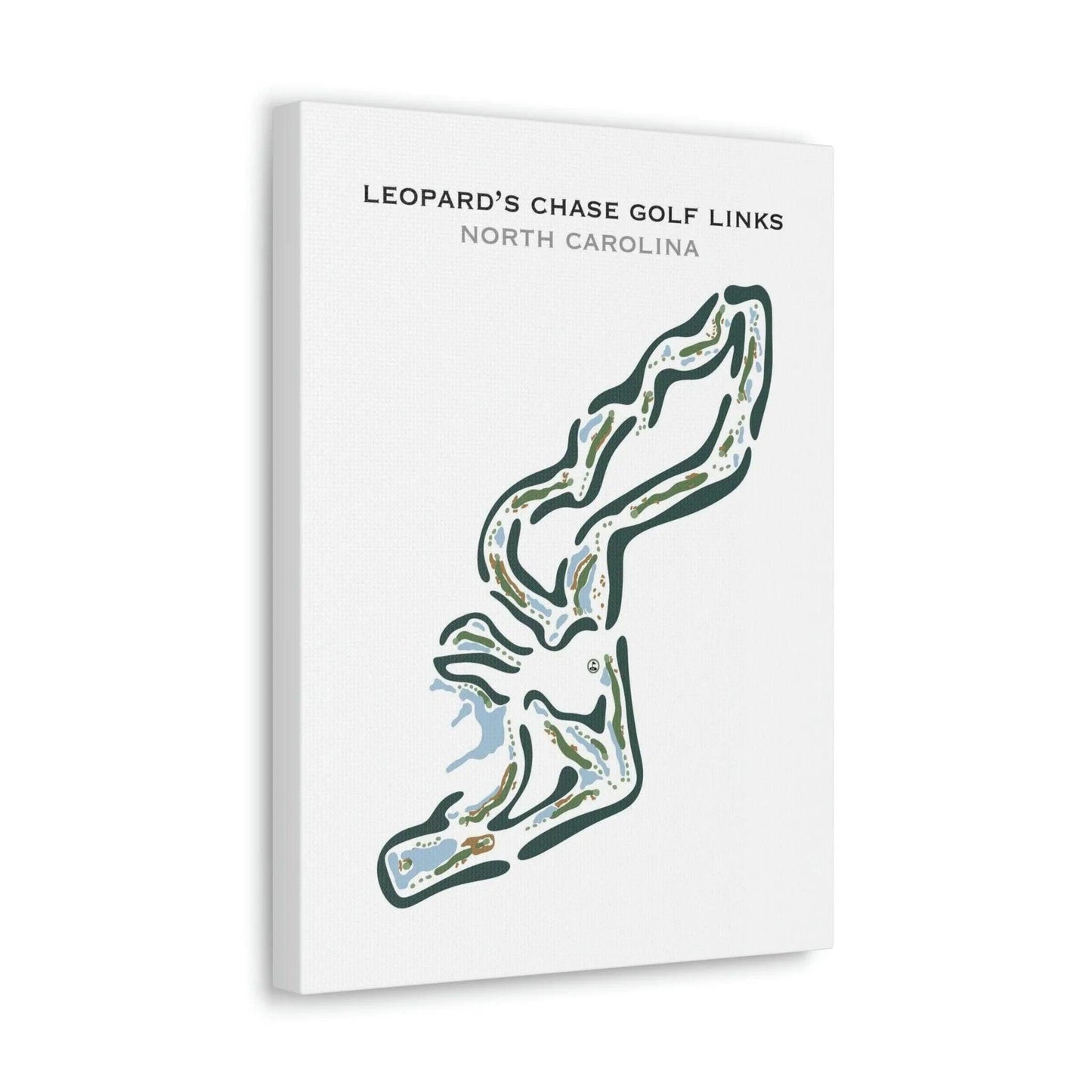 Leopard's Chase Golf Links, North Carolina - Printed Golf Courses
