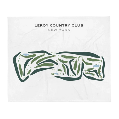 LeRoy Country Club, New York - Printed Golf Courses