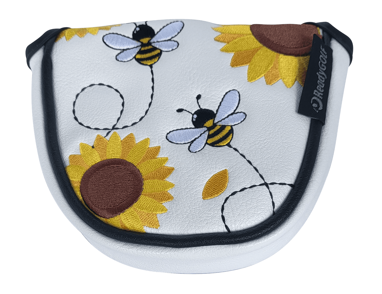 Let It Bee Embroidered Putter Cover - Mallet by ReadyGOLF