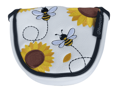 Let It Bee Embroidered Putter Cover - Mallet by ReadyGOLF