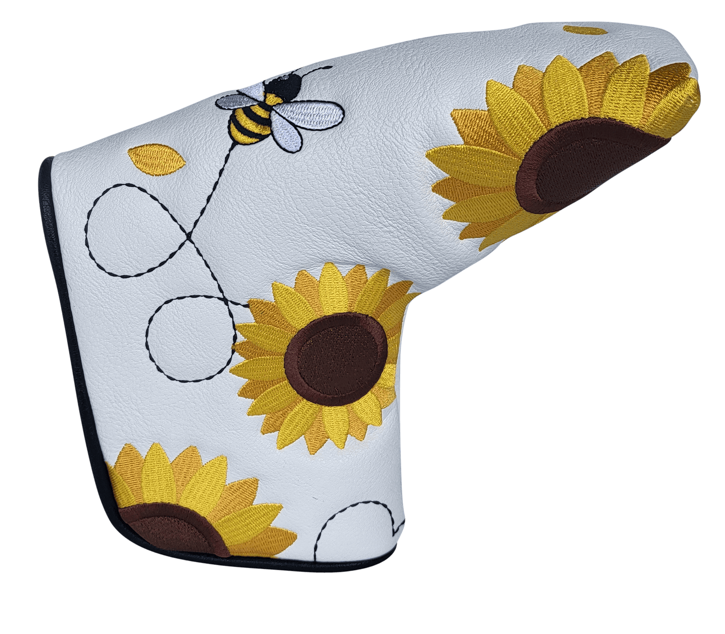 Let It Bee Embroidered Blade Putter Cover by ReadyGOLF