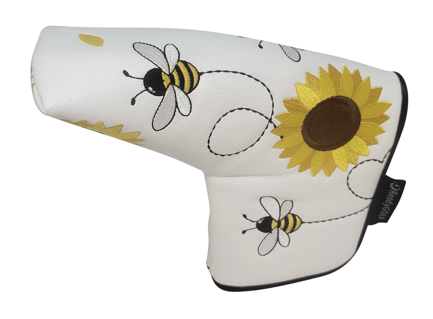 Let It Bee Embroidered Blade Putter Cover by ReadyGOLF
