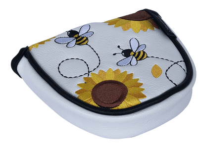 Let It Bee Embroidered Putter Cover - Mallet by ReadyGOLF
