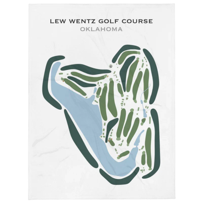 Lew Wentz Golf Course, Oklahoma - Printed Golf Courses