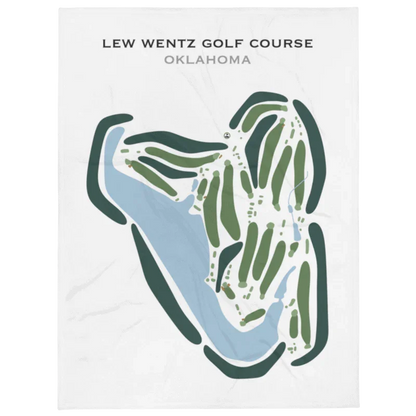 Lew Wentz Golf Course, Oklahoma - Printed Golf Courses