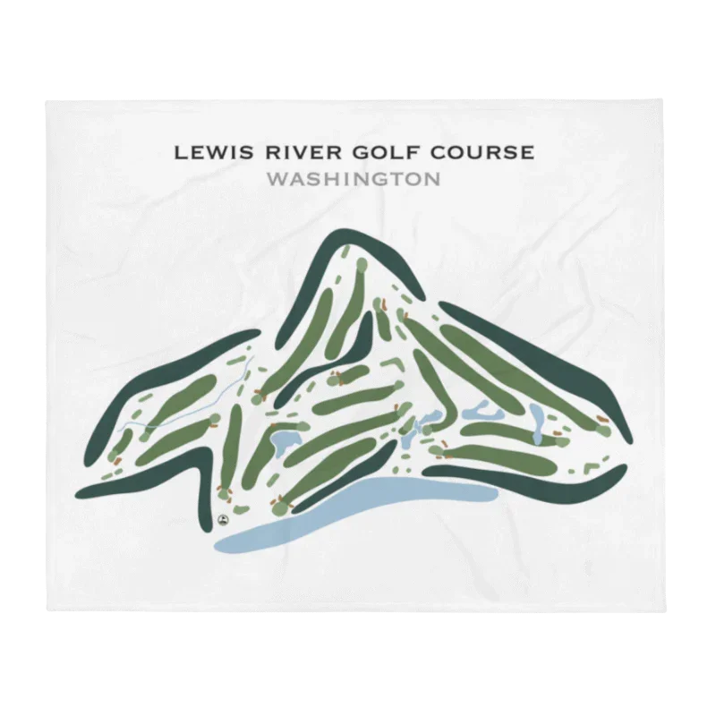 Lewis River Golf Course, Washington - Printed Golf Course