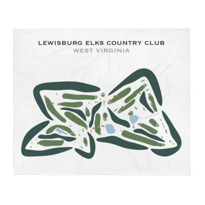 Lewisburg Elks Country Club, West Virginia - Printed Golf Courses