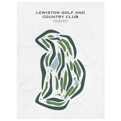 Lewiston Golf and Country Club, Idaho - Printed Golf Courses