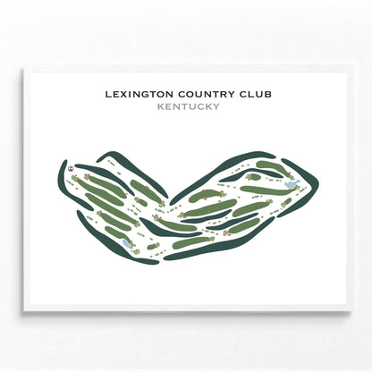 Lexington Country Club, Kentucky - Printed Golf Courses