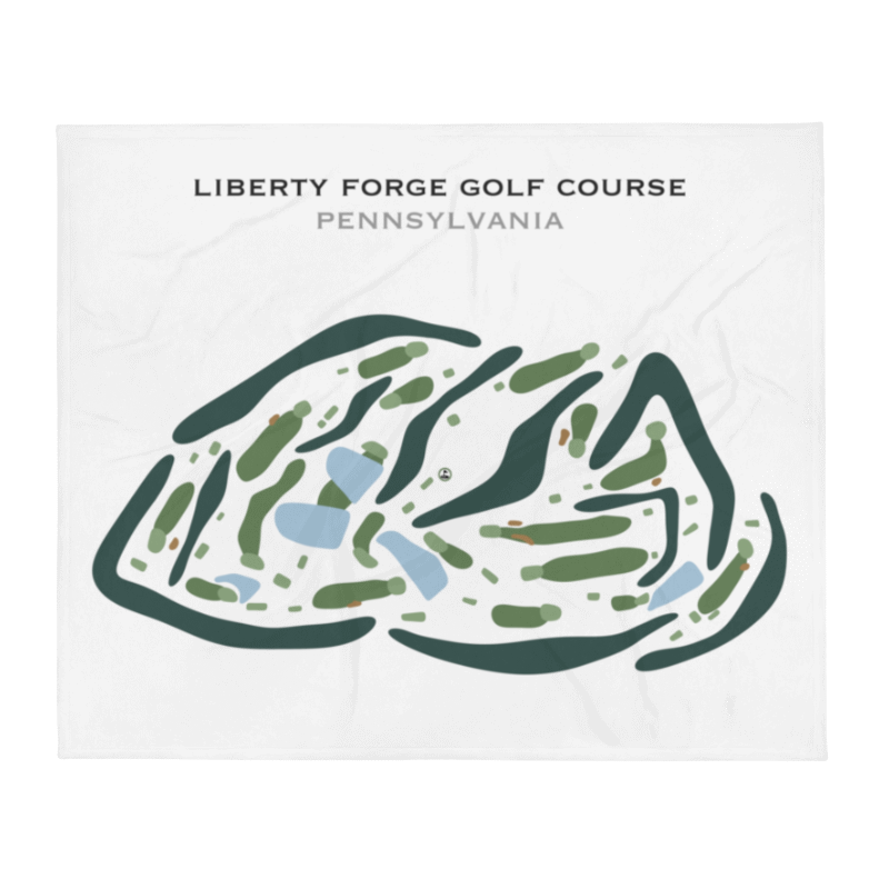 Liberty Forge Golf Course, Pennsylvania - Printed Golf Courses