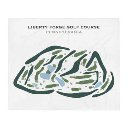 Liberty Forge Golf Course, Pennsylvania - Printed Golf Courses