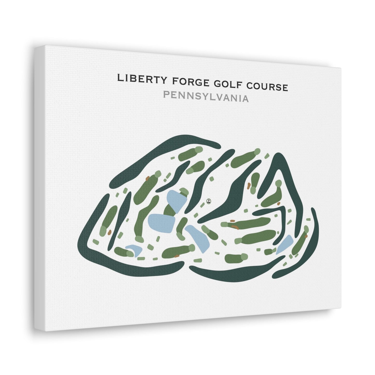 Liberty Forge Golf Course, Pennsylvania - Printed Golf Courses
