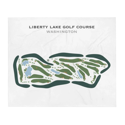 Liberty Lake Golf Course, Washington - Printed Golf Course