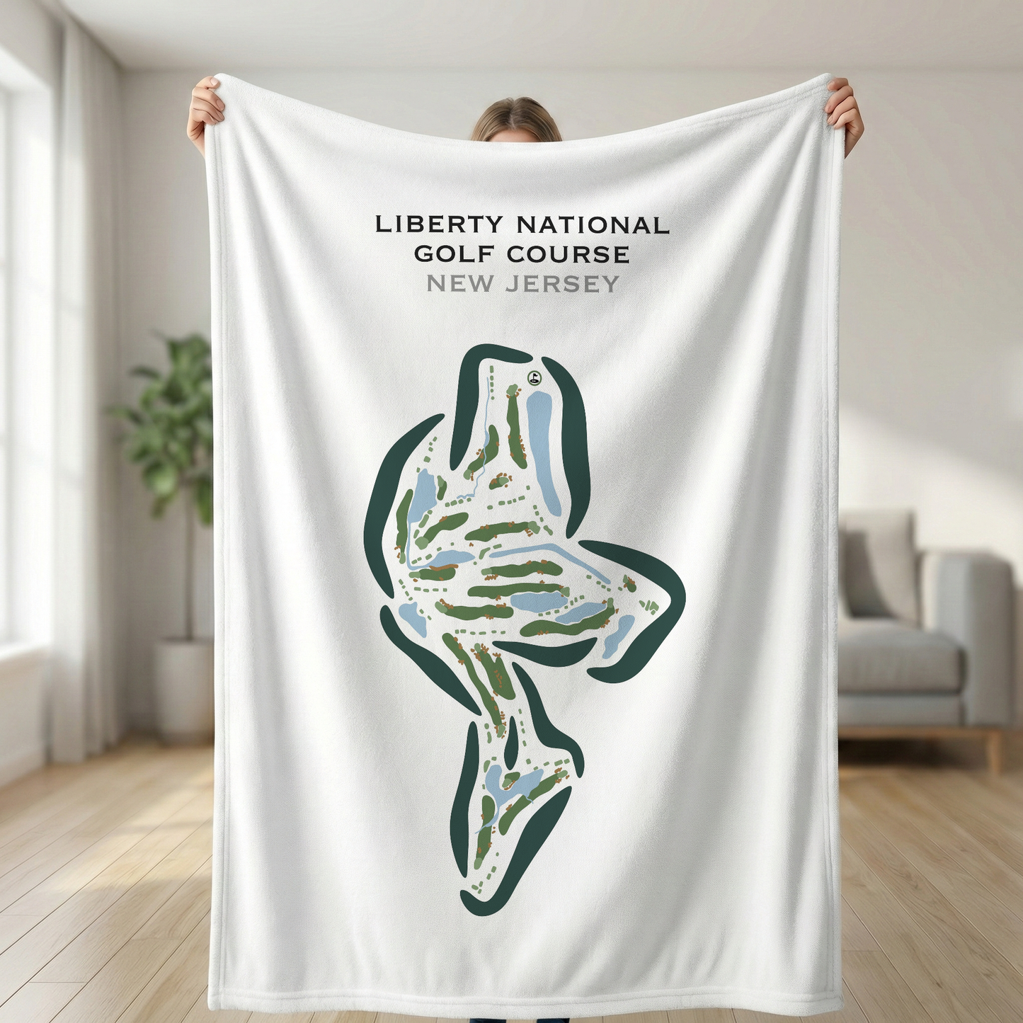 Liberty National Golf Club, New Jersey - Printed Golf Courses