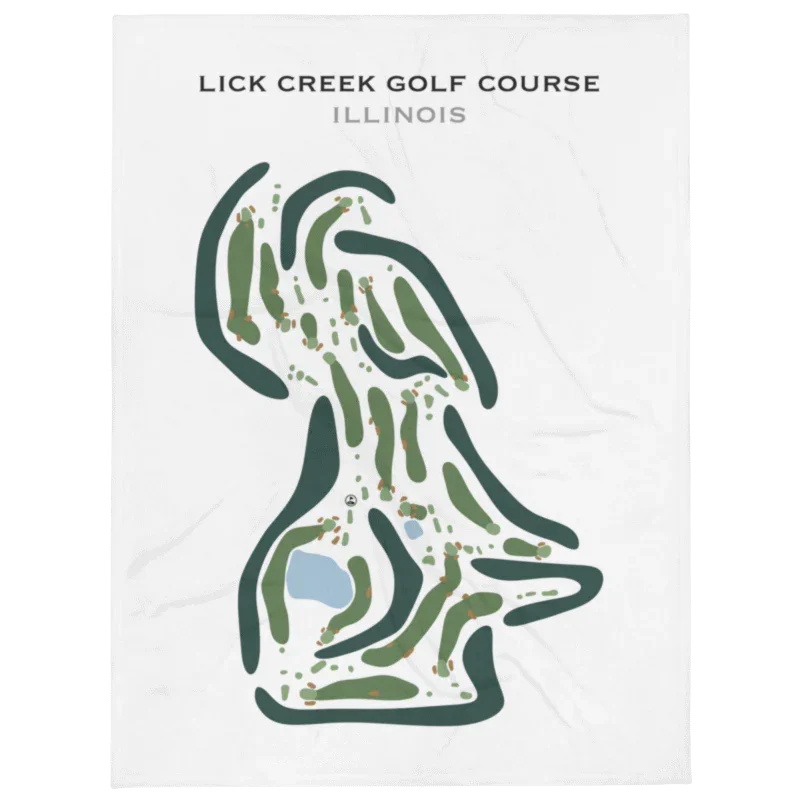 Lick Creek Golf Course, Illinois - Printed Golf Courses
