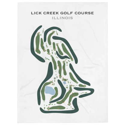 Lick Creek Golf Course, Illinois - Printed Golf Courses