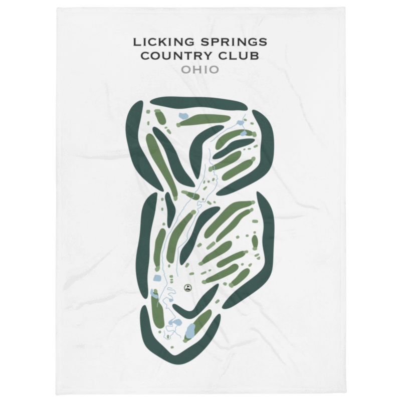 Licking Springs Country Club, Ohio - Printed Golf Courses