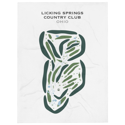 Licking Springs Country Club, Ohio - Printed Golf Courses