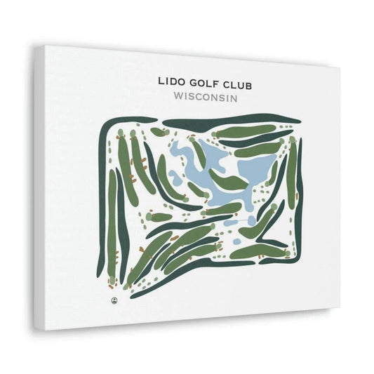 Lido Golf Club, Wisconsin - Printed Golf Courses