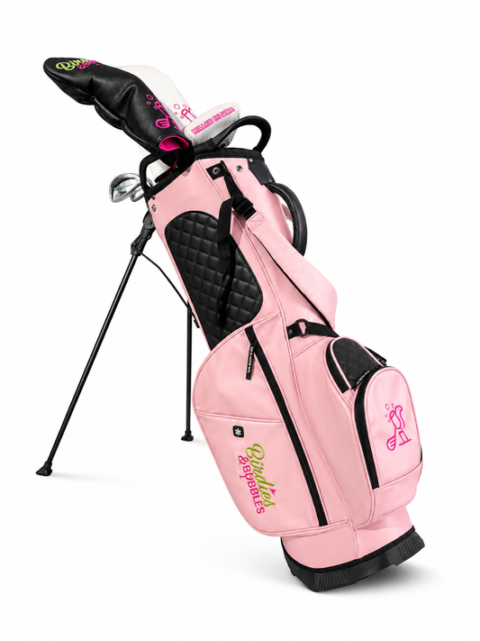 Champagne Caddie Women's Golf Stand Bag | Premium Lightweight Golf Bag Pink