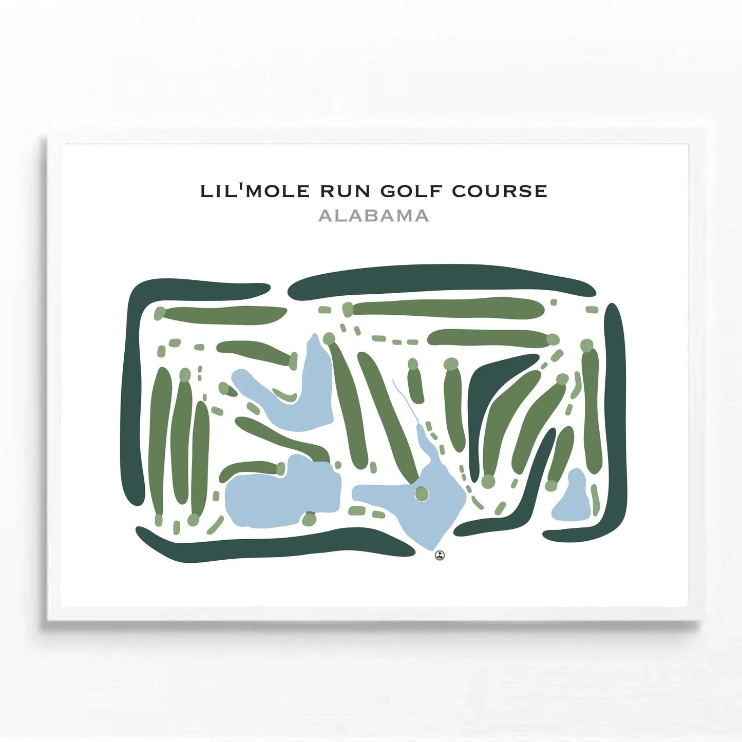 Lil' Mole Run Golf Course, Alabama - Printed Golf Courses