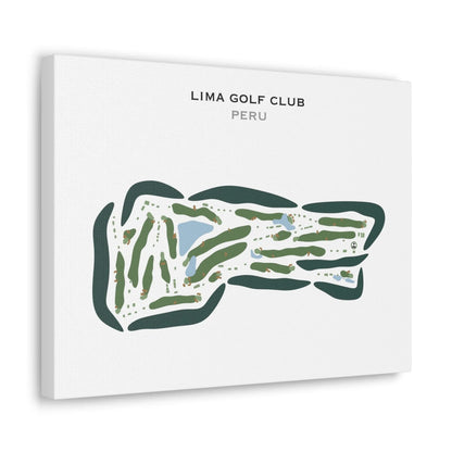 Lima Golf Club, Peru - Printed Golf Courses