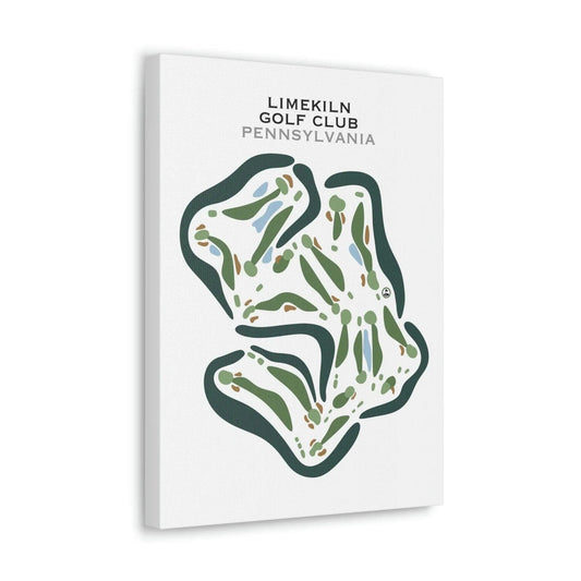Limekiln Golf Course, Pennsylvania - Printed Golf Courses