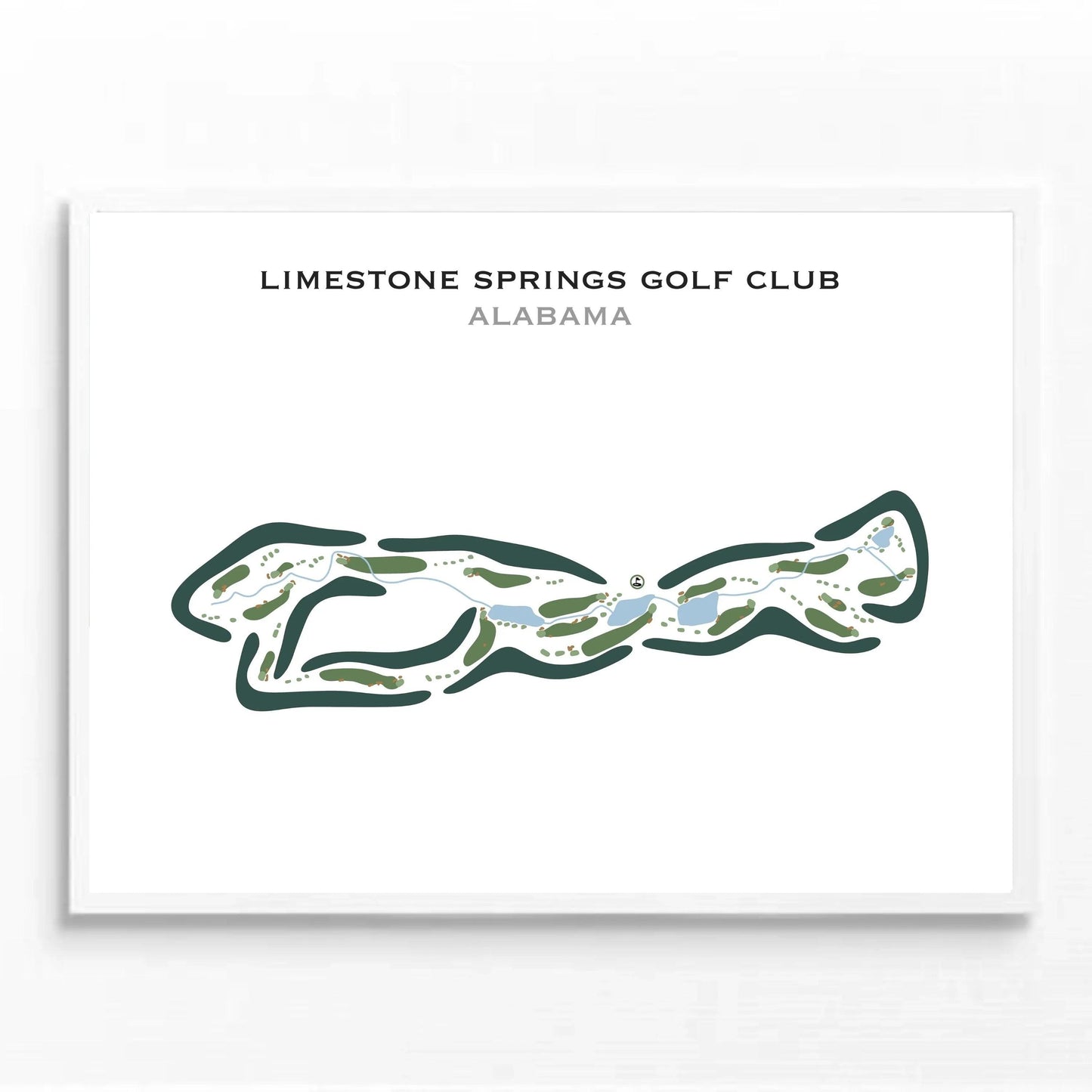 Limestone Springs Golf Club, Alabama - Printed Golf Courses