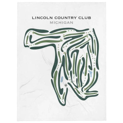 Lincoln Country Club, Michigan - Printed Golf Courses