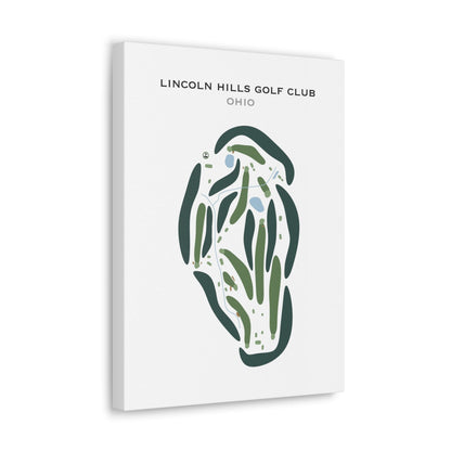 Lincoln Hills Golf Club, Ohio - Printed Golf Courses