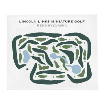 Lincoln Links Mini Golf, Pennsylvania - Printed Golf Courses