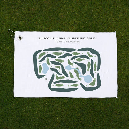 Lincoln Links Mini Golf, Pennsylvania - Printed Golf Courses