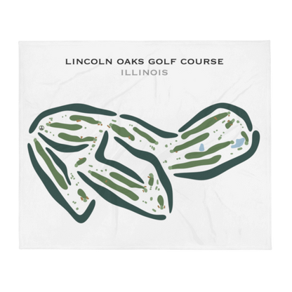 Lincoln Oaks Golf Course, Illinois - Printed Golf Courses