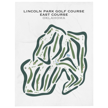 Lincoln Park Golf Course - East Course, Oklahoma - Printed Golf Courses
