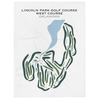 Lincoln Park Golf Course - West Course, Oklahoma - Printed Golf Courses