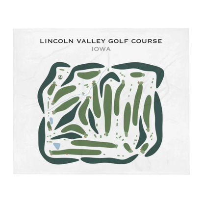 Lincoln Valley Golf Course, Iowa - Printed Golf Courses