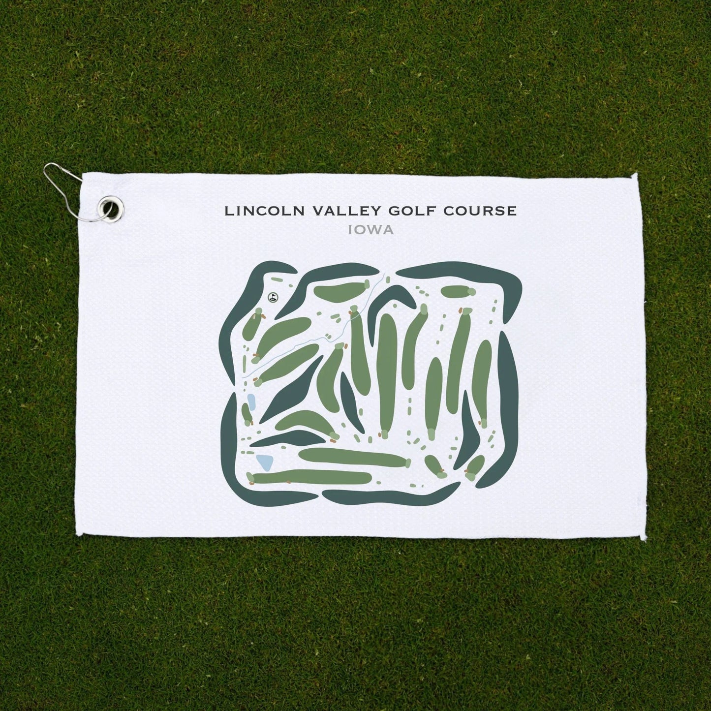 Lincoln Valley Golf Course, Iowa - Printed Golf Courses