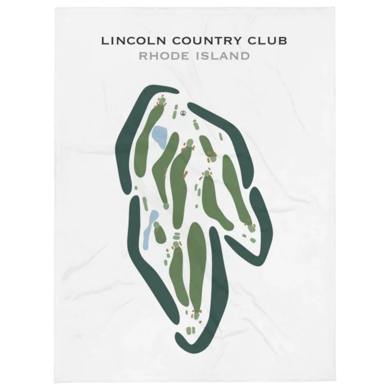 Lincoln Country Club, Rhode Island - Printed Golf Courses