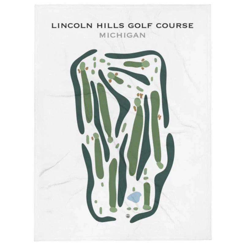 Lincoln Hills Golf Course, Michigan - Printed Golf Course