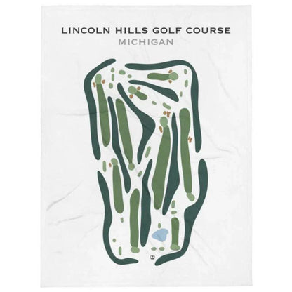 Lincoln Hills Golf Course, Michigan - Printed Golf Course