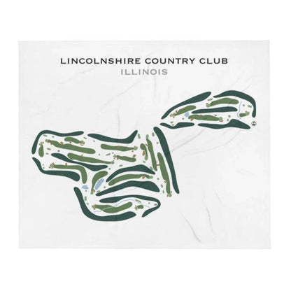 Lincolnshire Country Club, Illinois - Printed Golf Course