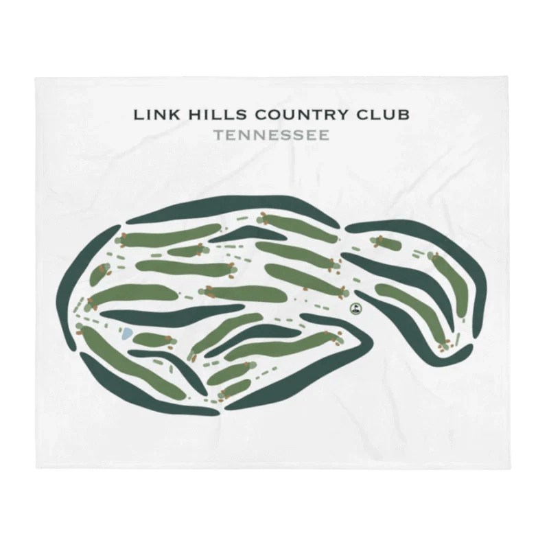 Link Hills Country Club, Tennessee - Printed Golf Courses