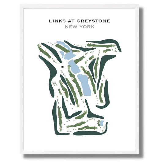 The Links at Greystone, New York - Printed Golf Courses