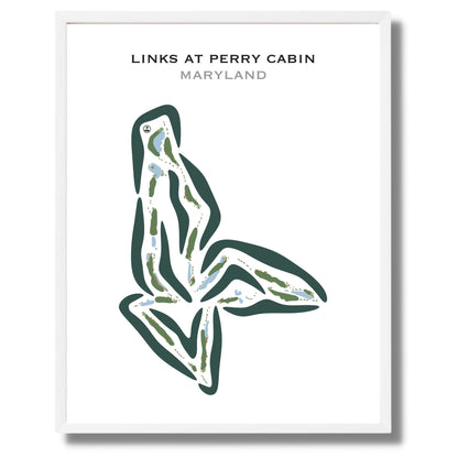 Links at Perry Cabin, Maryland - Printed Golf Courses