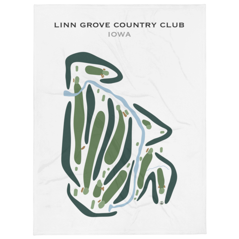 Linn Grove Country Club, Iowa - Printed Golf Courses