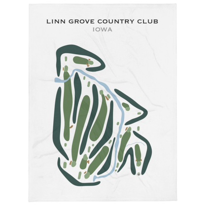 Linn Grove Country Club, Iowa - Printed Golf Courses