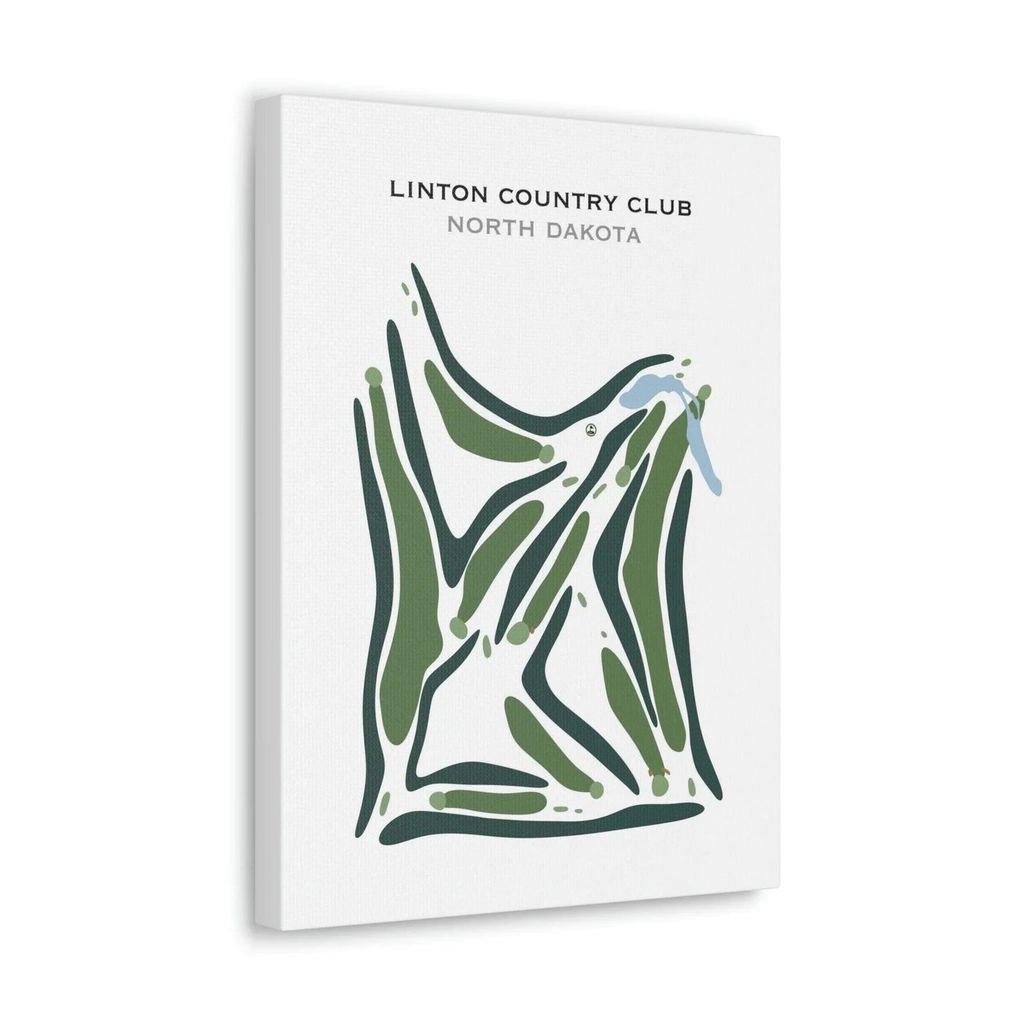 Linton Country Club, North Dakota - Printed Golf Courses