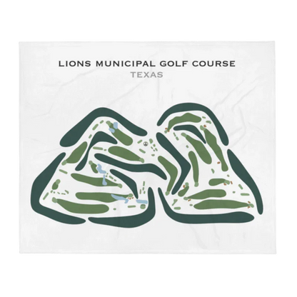 Lions Municipal Golf Course, Texas - Printed Golf Courses
